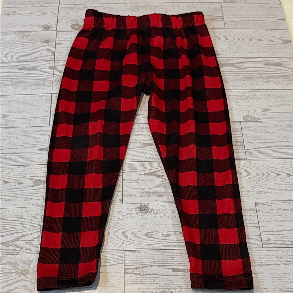 Buffalo Plaid Girls Leggings